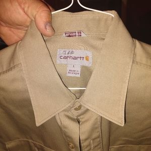 Men's Carhartt shirt